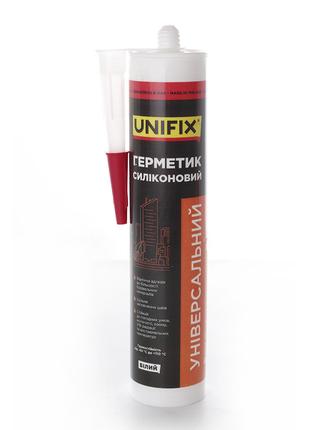 Герметик силиконовый универсальный UNIFIX (белый) 280 мл