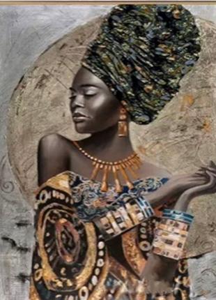 Алмазная мозаика вышивка Африканка Афроамериканка сексуальная ...