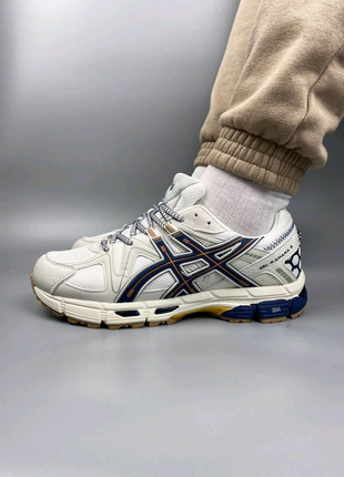 Asics Gel-Kahana 8 white blue/orange