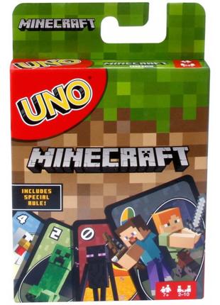 Настольная игра UNO Minecraft (Майнкрафт)
