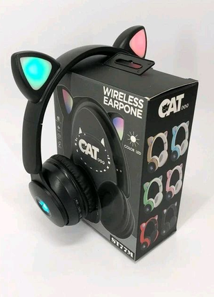 Бездротові навушники "Котячі вушка" CatEar ST77M з підсвічуванням