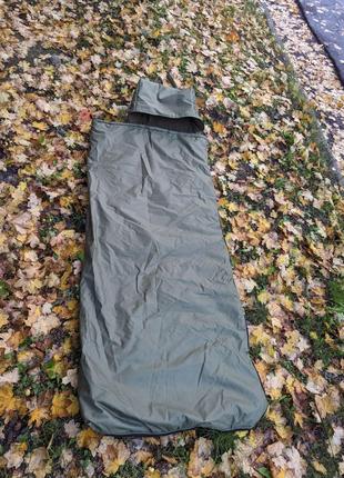 Тактический зимний спальный мешок до -35° хаки