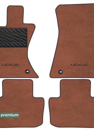 Двухслойные коврики Sotra Premium Terracotta для Lexus IS (mkI...