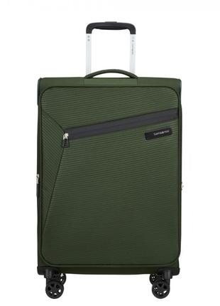 Чемодан из ткани Litebeam Samsonite на 4 сдвоенных колесах kl7...