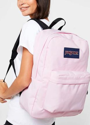 Городской рюкзак 25L Jansport Superbreak розовый