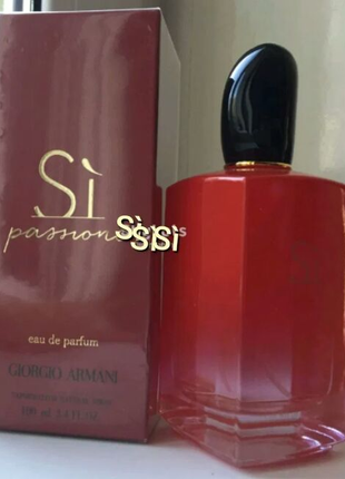 Изысканный аромат парфюма Giorgio Armani Si Passione 100мл