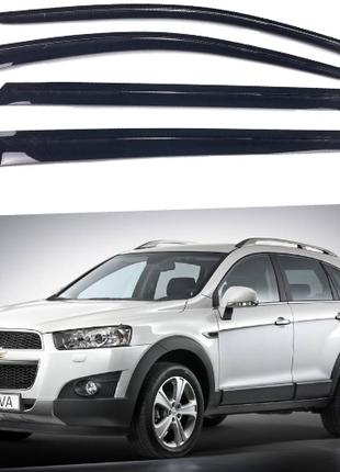 Дефлекторы окон ветровики на Chevrolet Captiva 2006-2018 на ск...