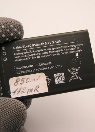 Аккумулятор Nokia BL-4C 850 mA протестированный, 100% оригинал