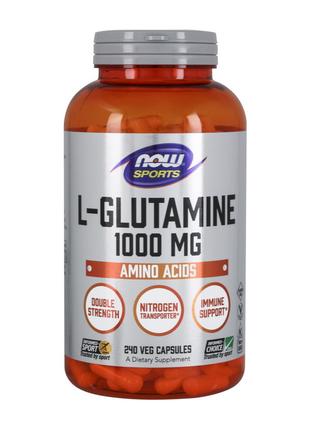 L-Glutamine 1000 mg (240 veg caps) 18+