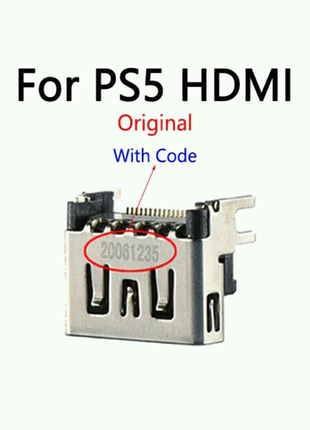 Роз'єм HDMI для консолі/приставки Play Station 5 (PS5) Оригінал