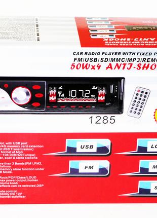 Автомагнитола 1285 ISO - MP3+FM+USB+microSD-карта!