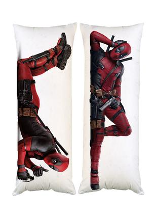 Подушка дакимакура Deadpool Дедпул декоративная ростовая подуш...