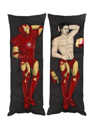 Подушка дакимакура Тони Старк Железный Человек Iron Man декора...