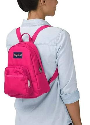 Молодежный рюкзак 10L Jansport Half Pint малиновый