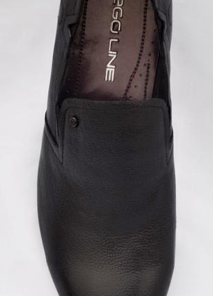 Размеры 40, 44, 45 Классические мужские кожаные туфли мокасины...