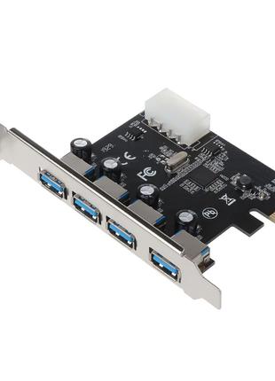 Плата расширения PCI-E к USB 3,0 Концентратор 5 Гбит/с