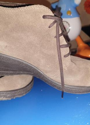 Замшевые ботинки legero gore -tex размер 39.5