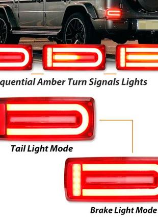 Задні ліхтарі Mercedes G-class W463 стиль 2018+