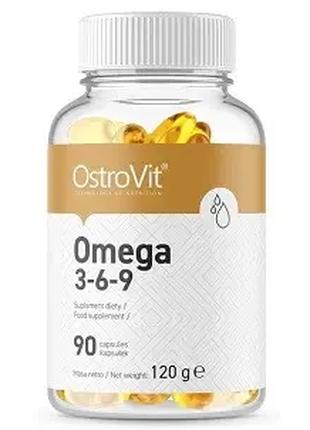 Омега OstroVit Omega 3-6-9 90 капсул