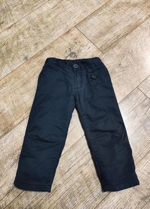 Брюки, штаны, джинсы утепленные, с начесом, premaman, р. 92-98...