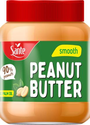 Арахисовая паста sante peanut butter, 350 грамм (smooth)