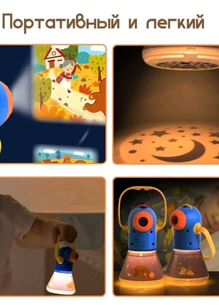 Дитячий проектор-нічник 12 казок Mideer 3 в 1 Зіркове небо