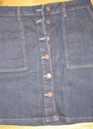 Юбка джинсовая  -a- line skirt-46-48 размера