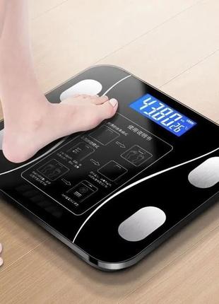 Напольные умные фитнес весы smartlife a-8003 электронные диагн...