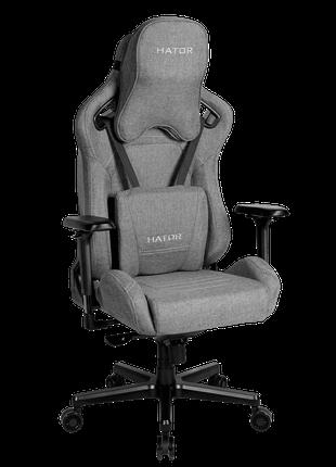 Кресло геймерское HATOR Arc Fabric Stone Gray высокопрочная тк...