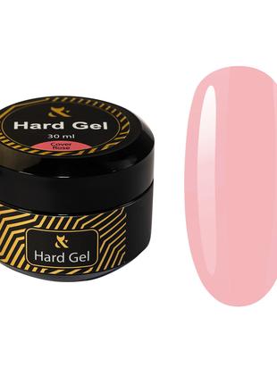 Моделювальний гель для нарощування — F.O.X Hard Gel Cover Rose...