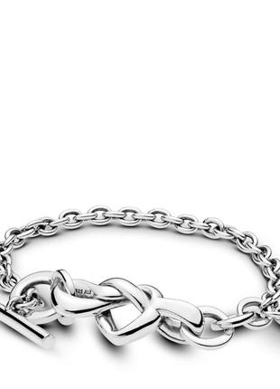 Срібний браслет «узи любові»