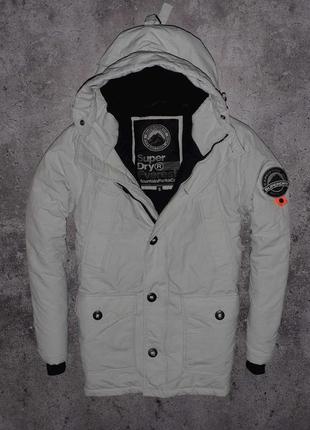 Superdry everest parka (мужская зимняя парка пуховик супердрай )