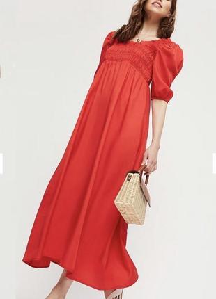 Длинное красное платье dorothy perkins
