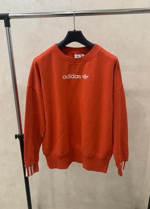 Свитшот adidas оранжевый свитер джемпер адидас