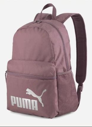 Рюкзак 22л. puma phase dusty plum-metallic logo