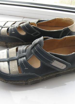 Туфли,сандалии reflexan, р.41 стелька 27 см кожа