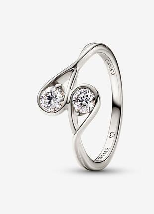 Серебряная кольца «блестящая нежность»