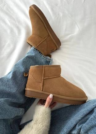 Угги ugg ultra mini ginger suede