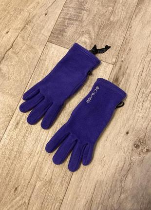 Женские перчатки зимние фиолетовые columbia