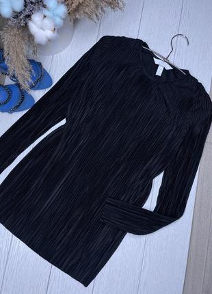 Чёрная блуза h&m s блуза для беременных блуза плиссе