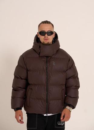 Зимова чоловіча куртка ogonpushka homie 3.0 коричнева