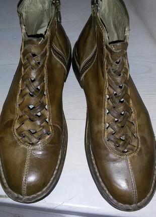 Кожаные ботинки бренда bubetti (italy) размер 37-38 (24,5 см)