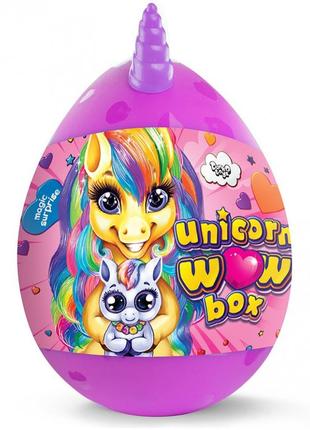 Набор для творчества в яйце "unicorn wow box" uwb-01-01u для д...