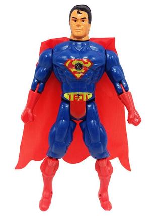 Фігурка героя "super man" 8077-08(superman) світло
