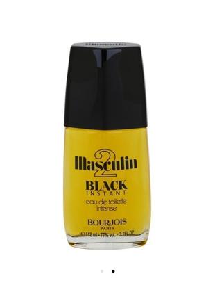 Туалетная вода masculin black2 от bourjois (франция)