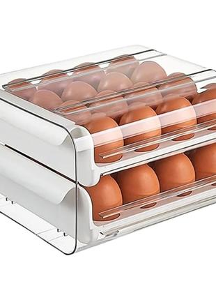 Контейнер для зберігання яєць Supretto в холодильнику закритий...