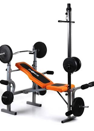 Универсальная силовая скамья Klarfit Ultimate Gym 3500, 250 кг...