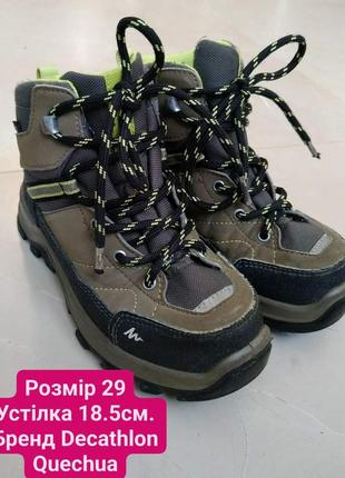 Decathlon quechua демисезонные трекинговые ботинки ботинки для...