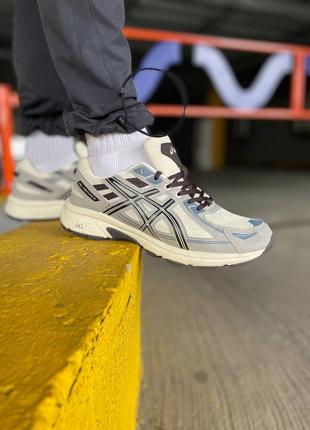 Кроссовки asics gel venture 6 "white/blue"