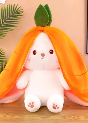 Мягкая игрушка кролик-морковка